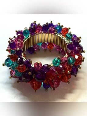 Cha Cha Multicolor Beaded Expandable Bracelet